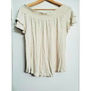 Cha Cha Vente women's Medium Cream Beige elastic s